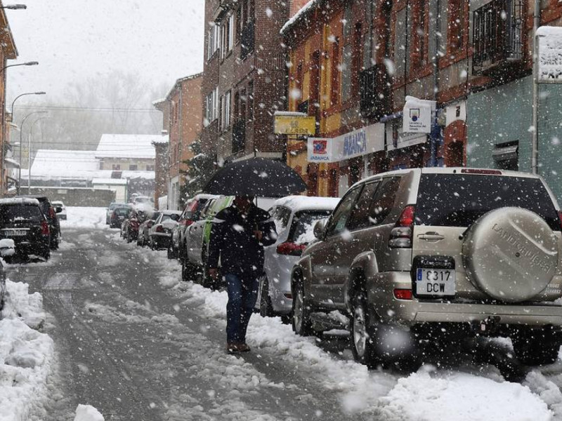 Temporal de frío y nieve