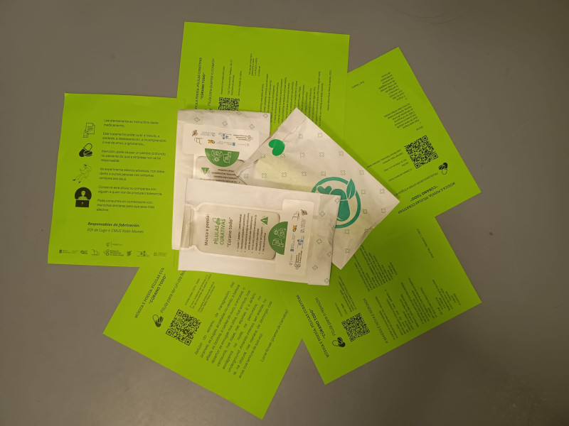 Las píldoras incluyen poesía y música gallega concentrada en un código QR