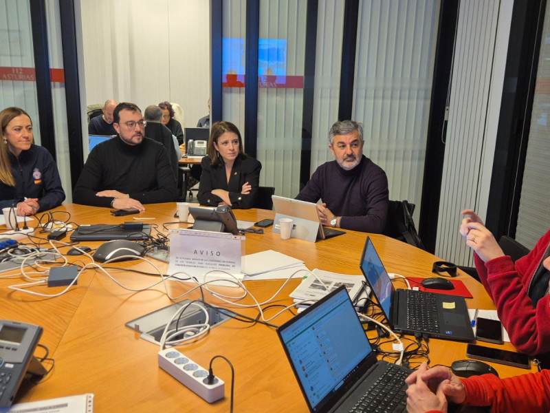 Reunión en sede del SEPA, La Morgal