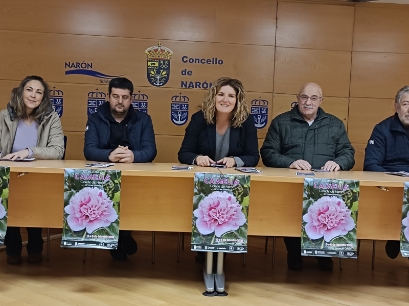 Presentación de la Mostra da Camelia en Narón