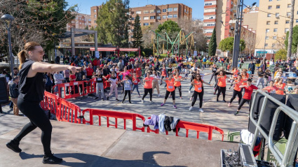 Exhibición de zumba de una edición anterior