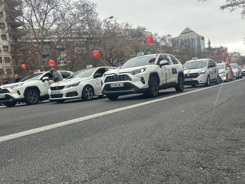 Taxis por la Castellana