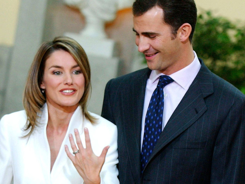 Felipe y Letizia, el día que anunciaron su compromiso