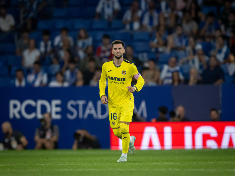 Álex Baena durante un partido del Villarreal.