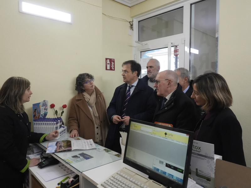 Alberto Martínez en la presentación del proyecto "Botika etxean eskura"