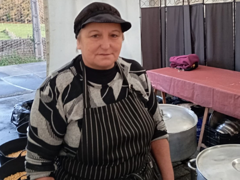 Filomena García es la cocinera de la Finca de San Antonio