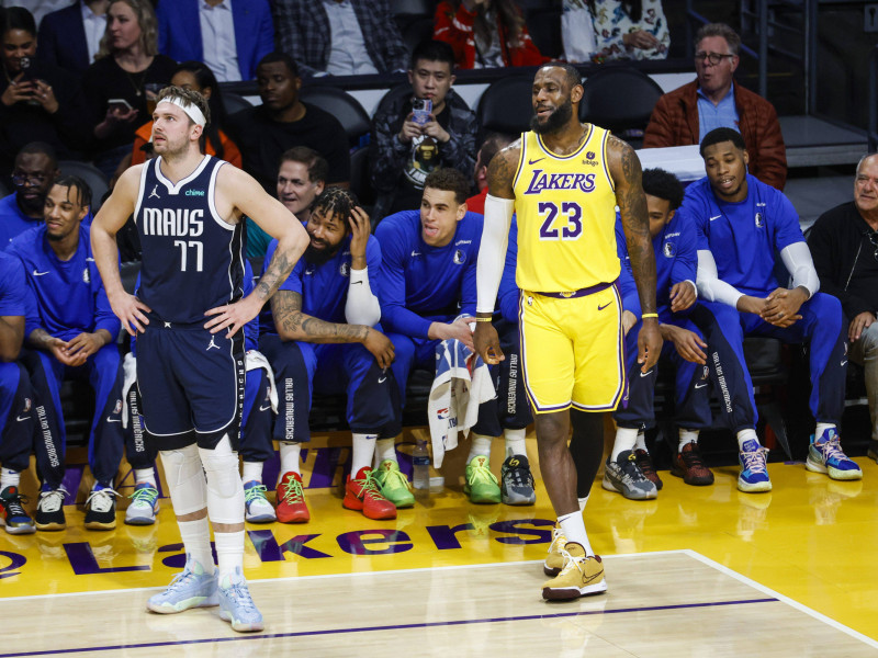 LeBron James y Luka Doncic compartirá vestuario y colores en los Lakers.