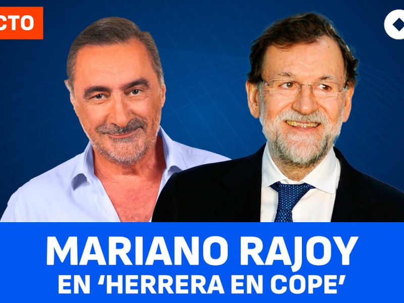 Carlos Herrera y Mariano Rajoy