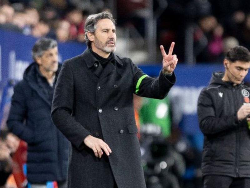 Vicente Moreno en El Sadar