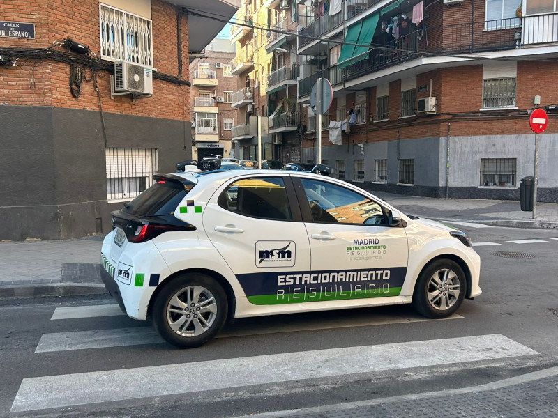 Coche del Servicio de Estacionamiento Regulado