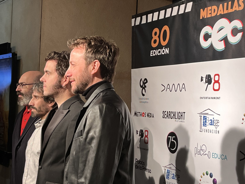 El equipo de Javier Macipe en la alfombra roja