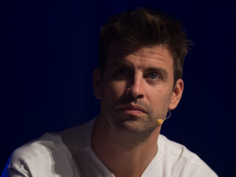 Gerard Piqué, durante un acto promocional.