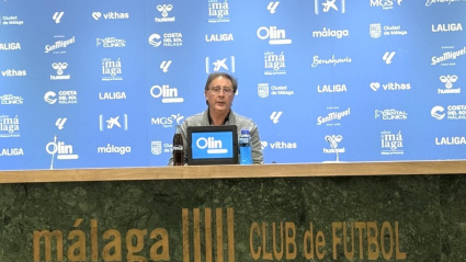 Loren Juarros en la comparecencia de esta mañana sobre el final de mercado de fichajes.