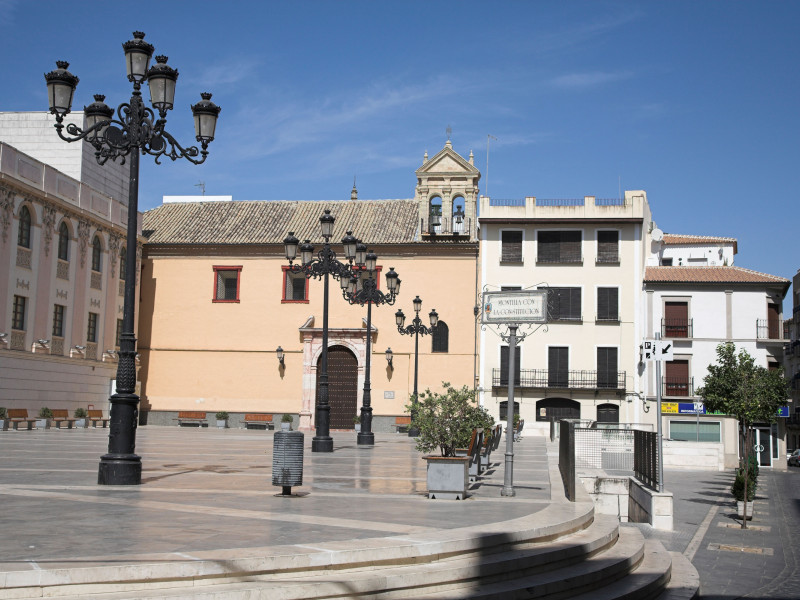 Plaza Mayor de la ciudad de Montilla, provincia de Córdoba