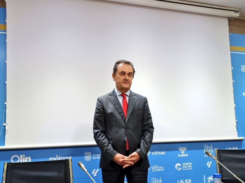 José María Muñoz durante su última rueda de prensa