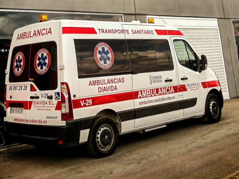 Una ambulancia de DIAVIDA