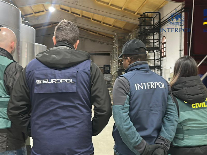 Guardia Civil, Europol, Interpol