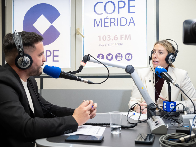 María Guardiola, en Mediodía COPE Extremadura