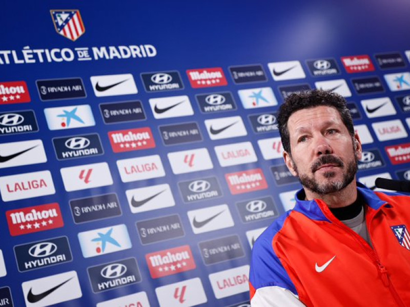 Diego Pablo Simeone, en rueda de prensa