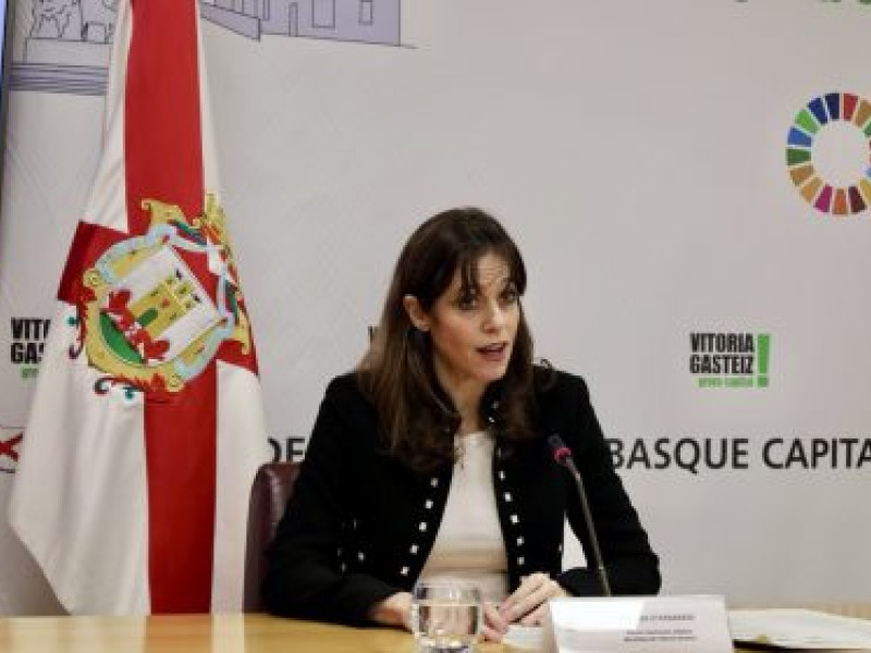 Maider Etxebarria, alcaldesa de Vitoria