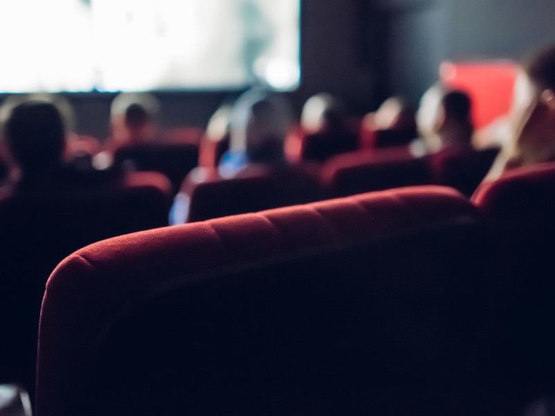 Imagen de una sala de cine de Pamplona