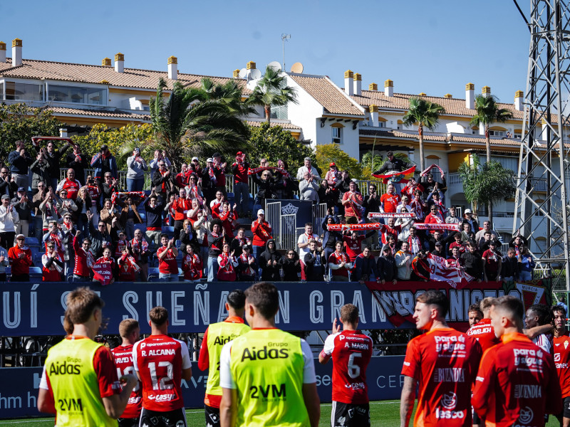 La afición grana volvió a desplazarse en gran número