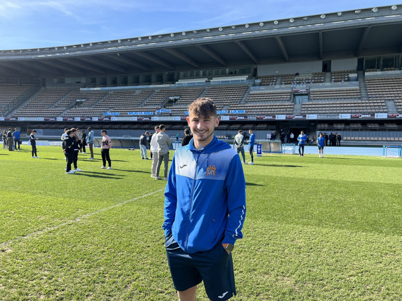 Cristian Martínez, último fichaje de Pedro Reverte, debutó en Chapín con la camiseta del cuadro aguileño.