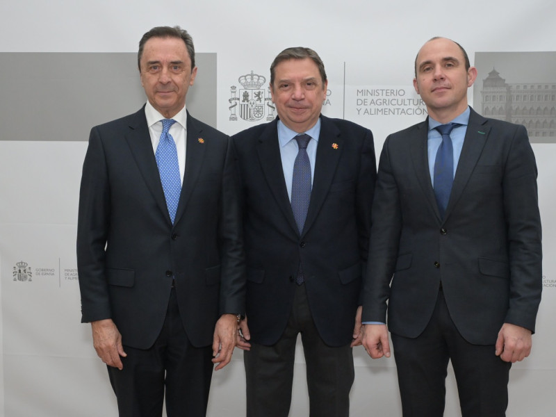 Ricardo Delgado Vizcaíno, Luis Planas y Alberto Álvarez