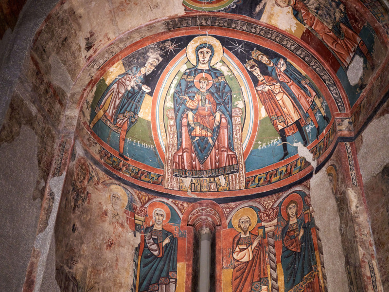 Pinturas de Santa María de Taull, 1123, Procedeixen de l'esglesia parroquial de Santa María de Taull