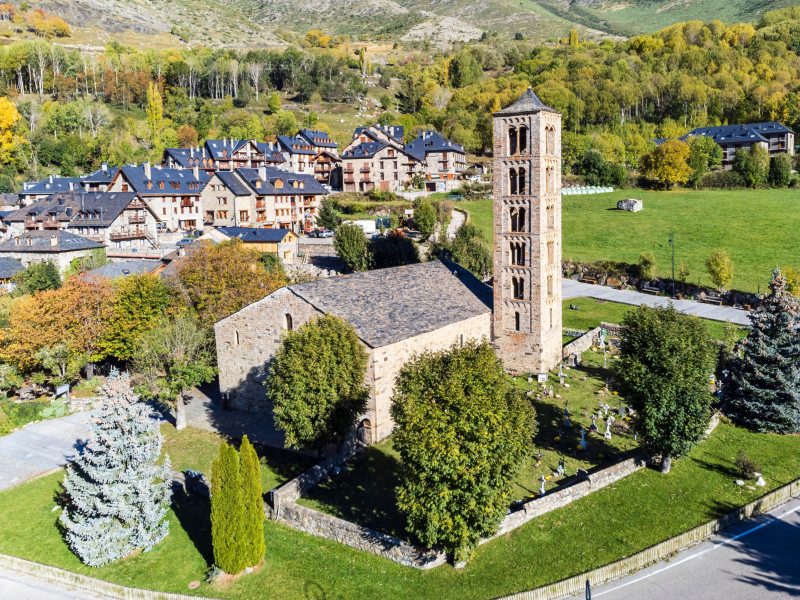 Sant Climent de Taull, Valle de Bohi (La Vall de Boi) Comarca catalana de la Alta Ribagorza, provincia de Lérida