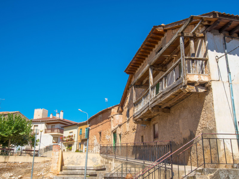 Casa en ruinas. Langa de Duero, provincia de Soria