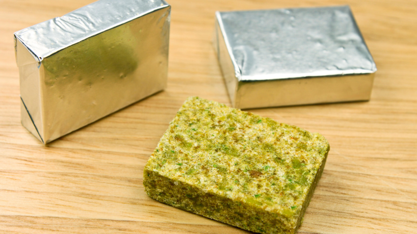 Imagen de recurso de una pastilla de caldo