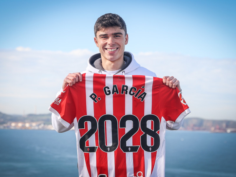 Pablo García renueva con el Sporting hasta 2028