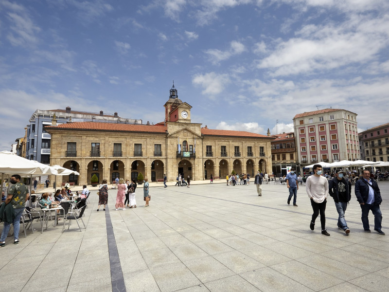 La Plaza España de Avilés