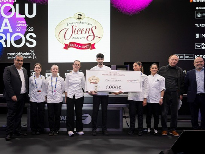 Luis Fernández, premio Pastelero Revelación en Madrid Fusión