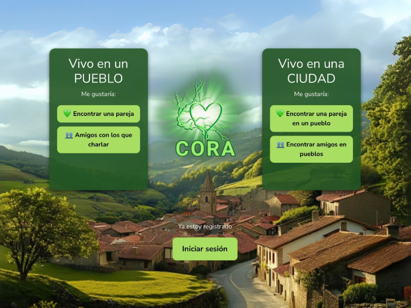 'Cora', la nueva app que busca conectar personas y que triunfa en los pueblos Burgos