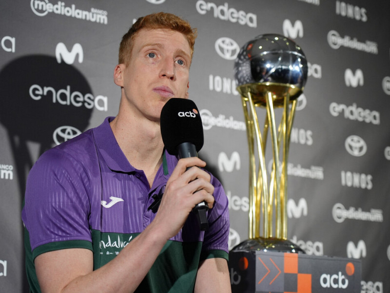 Alberto Díaz en la presentación de la final