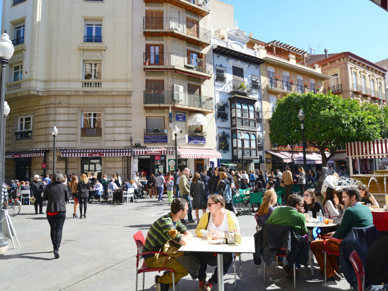 Plaza de Las Flores, Murcia, Región de Murcia