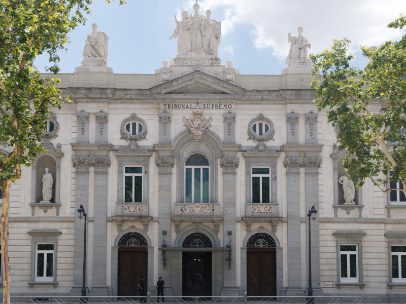 Archivo - Fachada del Tribunal Supremo