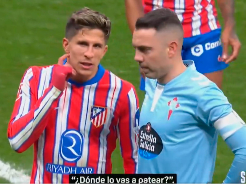 Giuliano Simeone e Iago Aspas