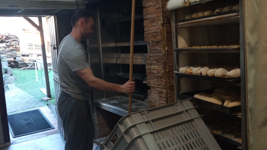 Horno de leña en el Obrador de Galdames