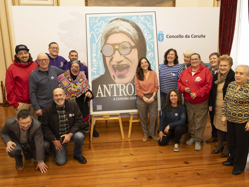 Presentación de los actos del Carnaval en el Ayuntamiento de A Coruña