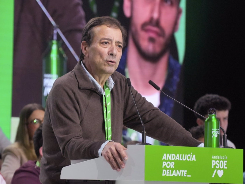 22/02/2025 El expresidente de Extremadura y secretario de Política Autonómica del PSOE, Guillermo Fernández Vara, este sábado durante su intervención en el acto de apertura del XV Congreso Regional del PSOE de Andalucía.POLITICA ESPAÑA EUROPA ANDALUCÍAFRANCISCO J.OLMO/EUROPA PRESS