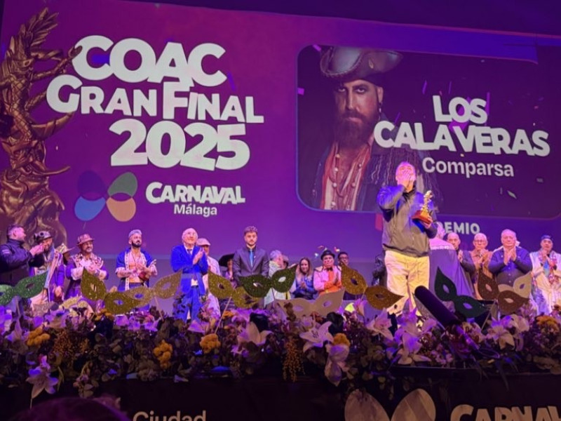 Estos piratas de "Los Calaveras" ganaron en Comparsas.