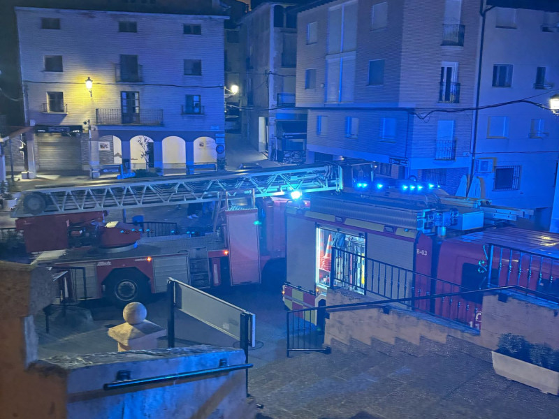 Se derrumba la torre de la Iglesia de la Asunción en Viguera sin causar heridos