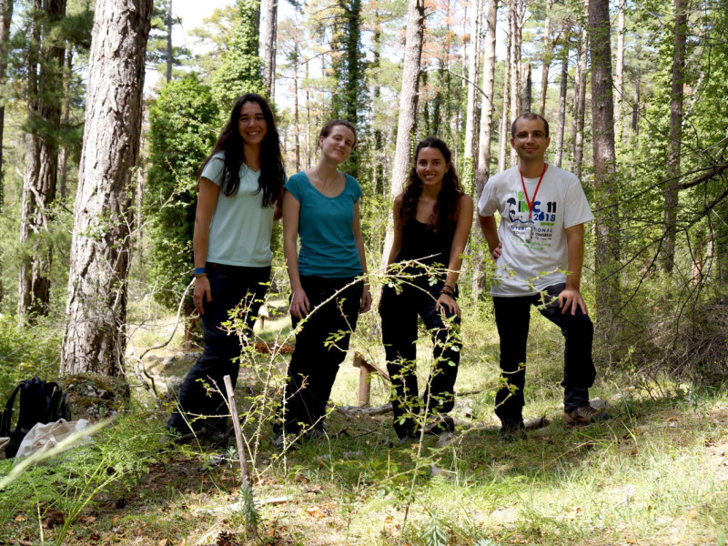 Investigadores que han confeccionado el primer catálogo de líquenes y hongos liquenícolas del Parque Natural de Penyagolosa