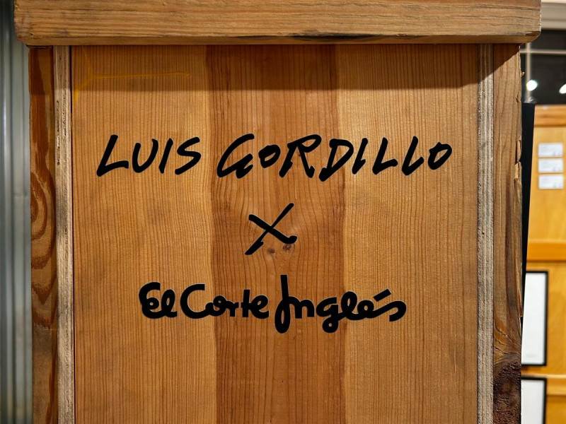 Luis Gordillo ha sido el pintor elegido este año por El Corte Inglés para celebrar la Feria Internacional de Arte Contemporáneo ARCO