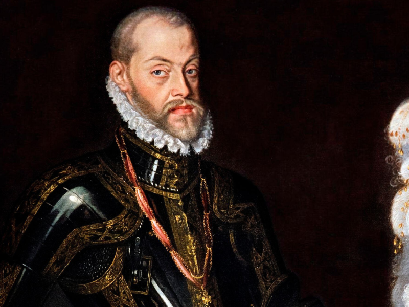 Retrato del rey Felipe II de España realizado por un artista desconocido, c.1580