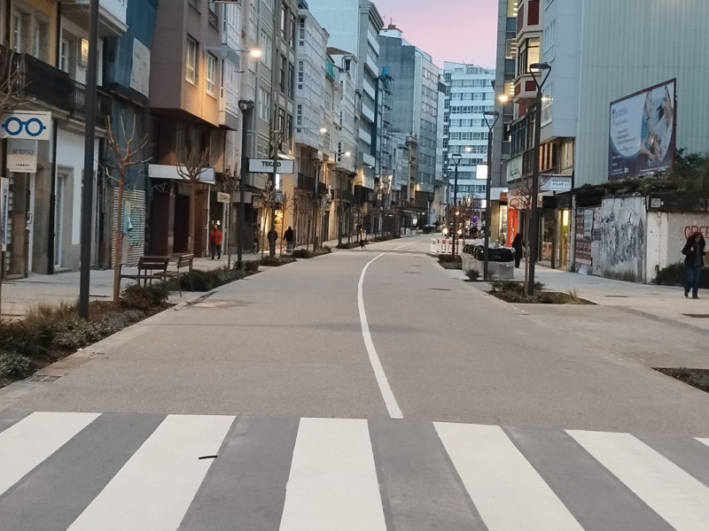 Calle San Andrés, ya reformada