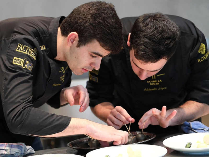 El plato y el postre que ganan el Campeonato de Cocina y Repostería de La Rioja